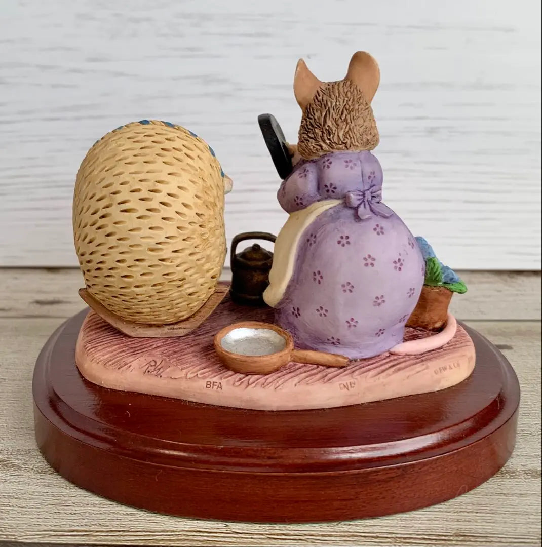 Handkerchief and Baby Figurine Peter Rabbit 100th Anniversary Figurine