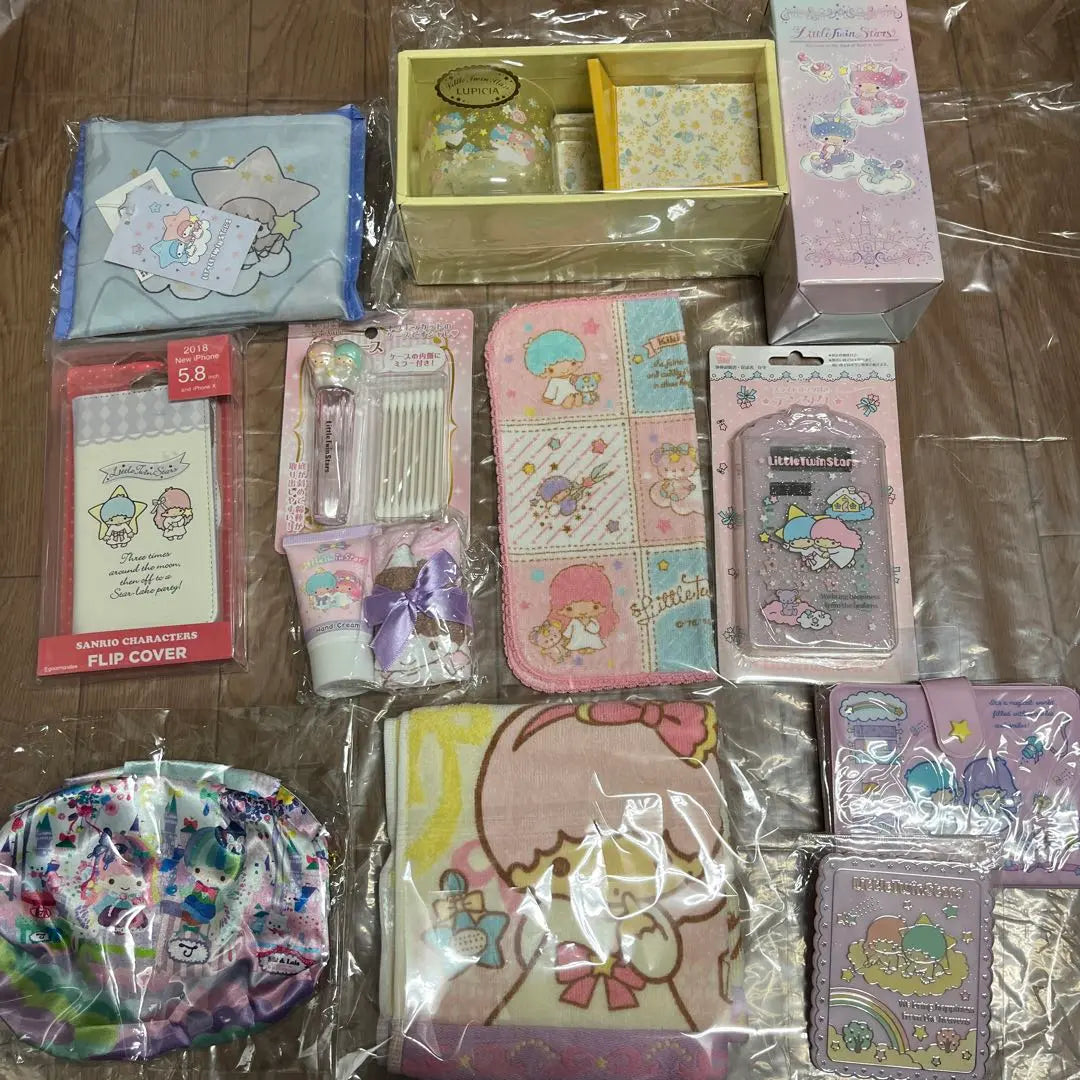 Unused Sanrio Little Twin Stars Kikirara Lupicia Glass Calculator and more