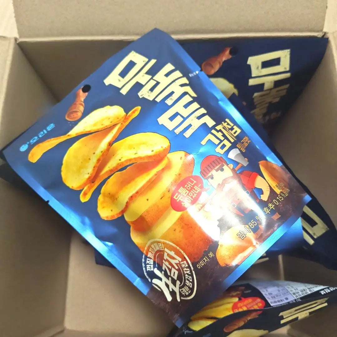 Orion Crusty Potato Chips 60g x 8 bags