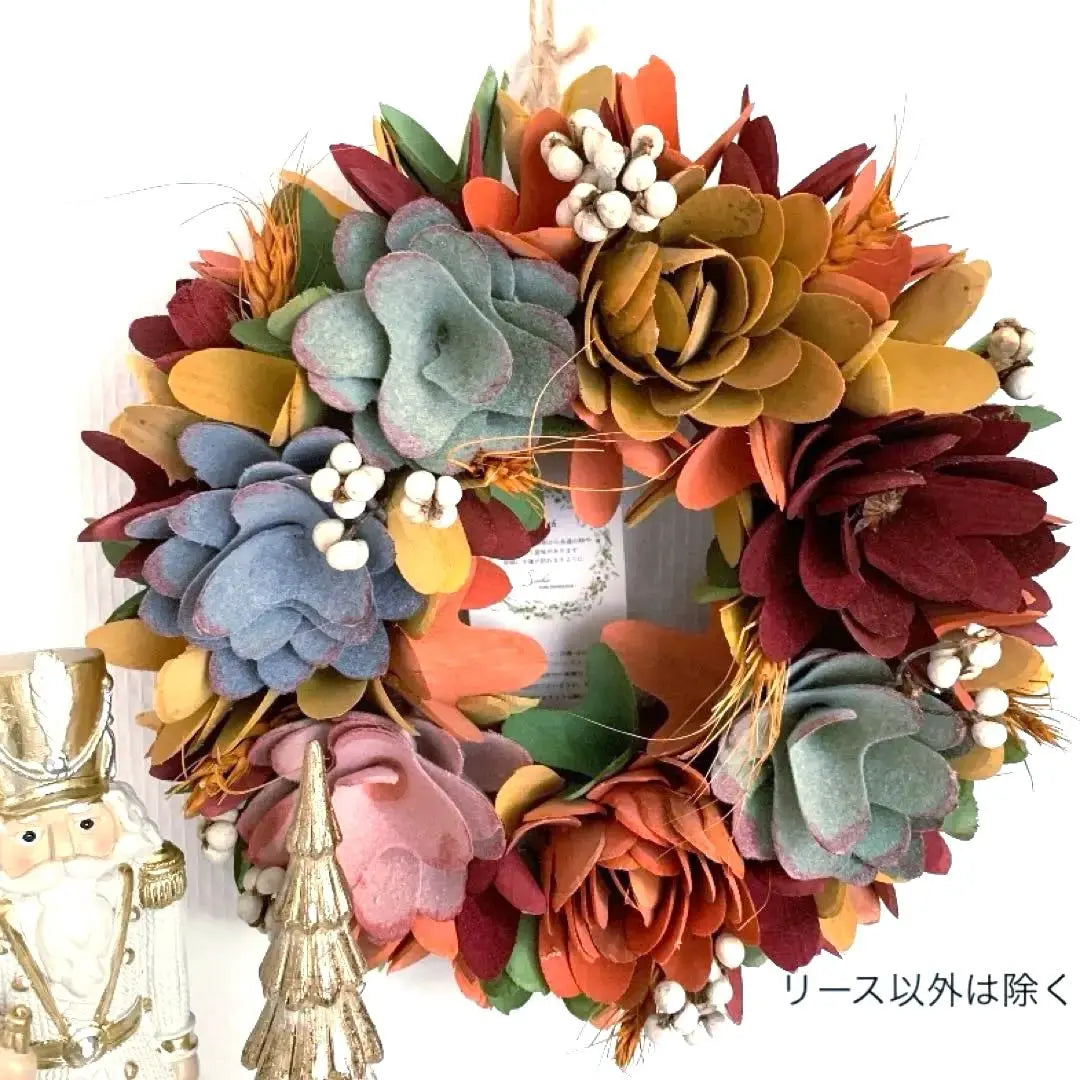 Spring wreath, entrance wreath, flower wreath, natural wreath, natural material wreath, interior decoration