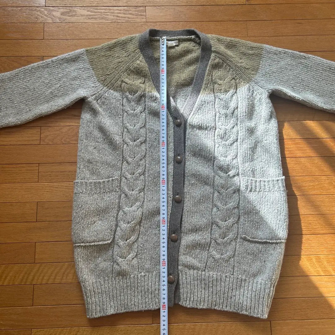 HUMAN WOMAN Cable Knit Cardigan US6 S size