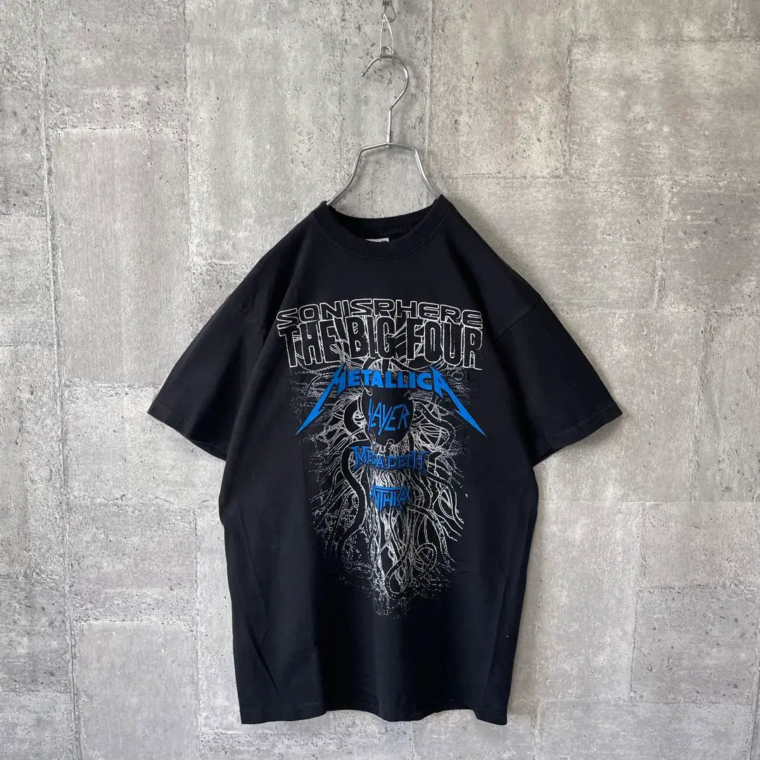 THE BIG FOUR METALLICA SLAYER Band T