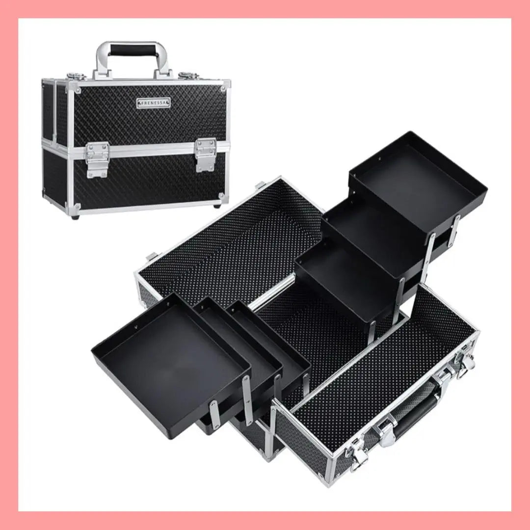 Makeup train case 12 inch L size portable cosmetics | メイクアップトレインケース 12インチ Lサイズ ポータブル コスメティック