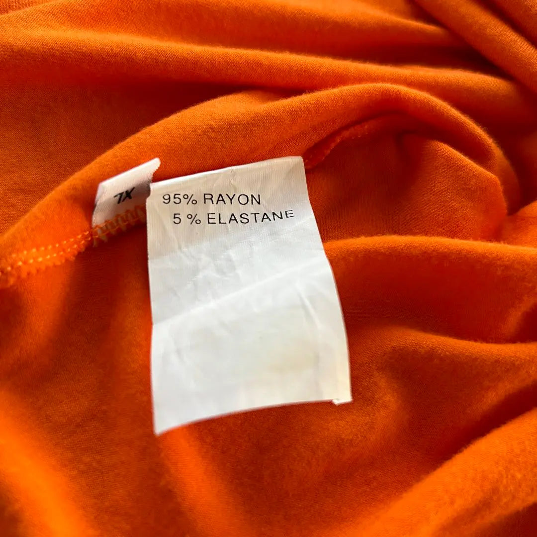 [New tag included] Club Med Sexy Sequin T-shirt Orange