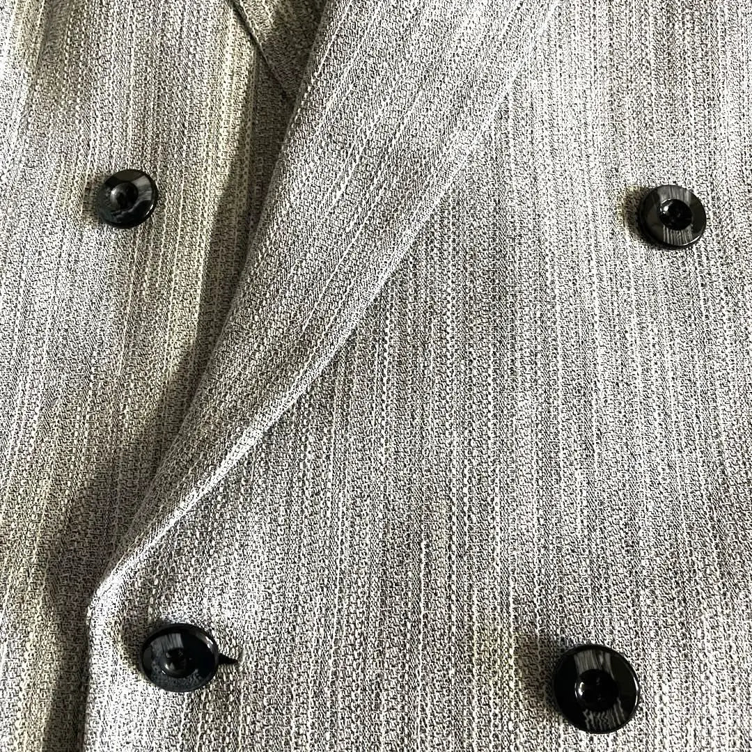 Supremely, finest marbled, white gray, VERSACE, double suit, XL