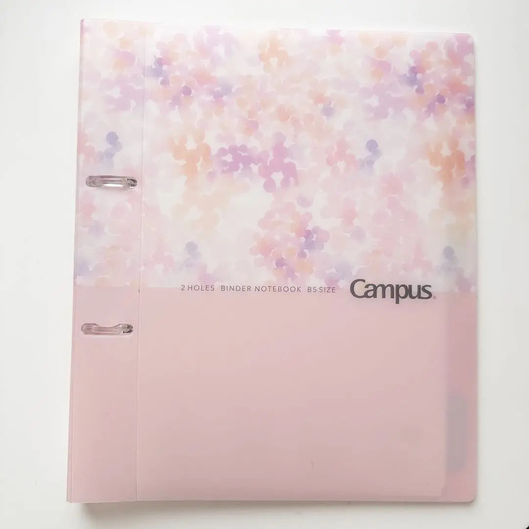 [Rare] campus ring notebook B5 pink