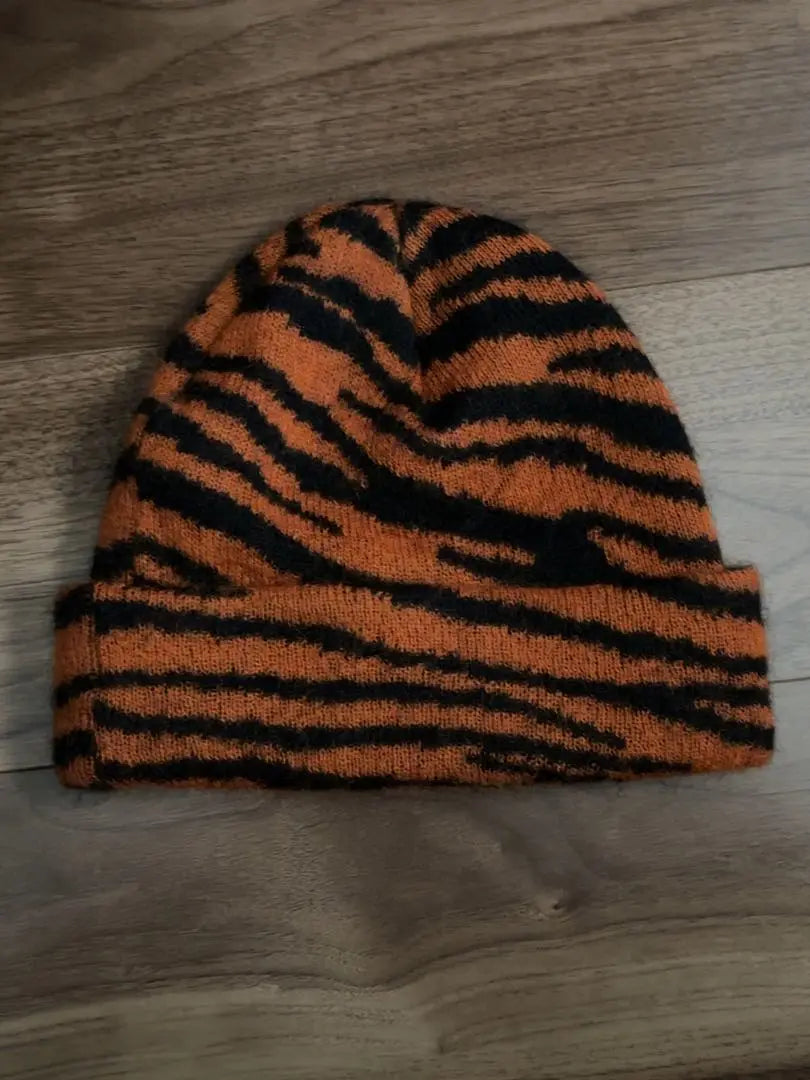 Gorro de mohair Supreme 20FW con rayas de tigre | Gorro de mohair Supreme 20FW con rayas de tigre