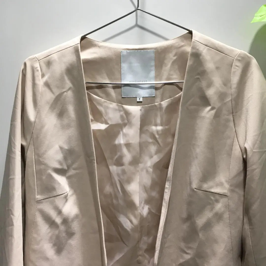 Mercury Duo Jacket Beige Simple Design