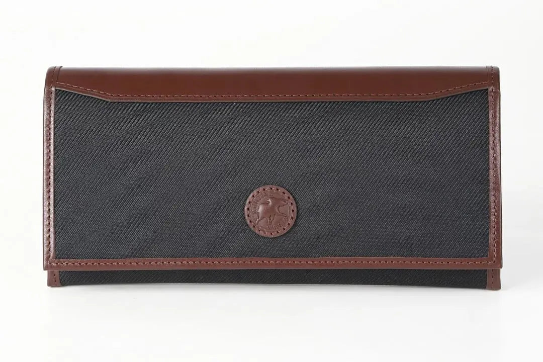 Brand new, unused, HUNTING WORLD bifold wallet, black and brown genuine