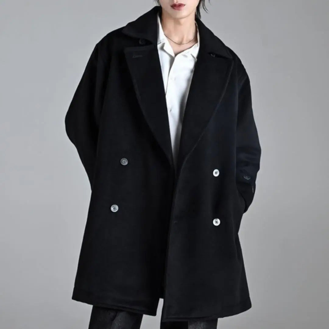 ADRER Beaver Melton Over P Coat Long Coat L Men's