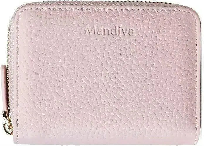 Wallet Mini Wallet Card Case Women's Genuine Leather Gift Pink Stylish