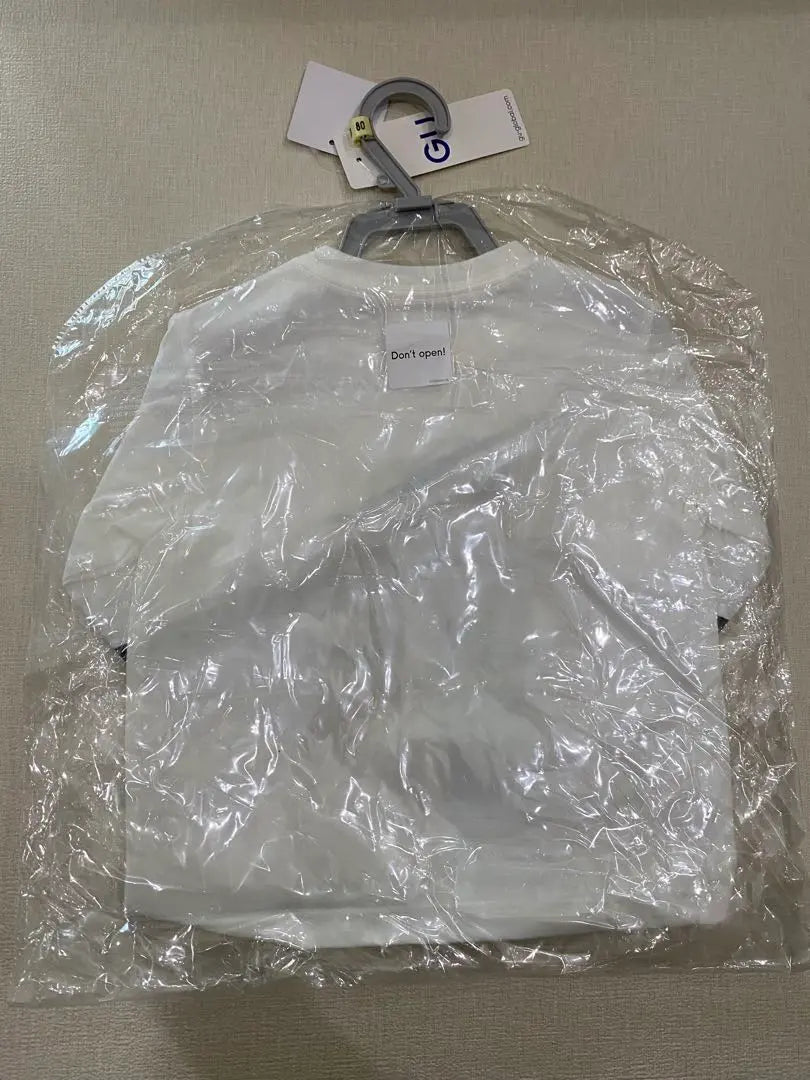 [Unopened] GU Snoopy Long Sleeve Shirt 80cm | 【未開封】GU スヌーピー 長袖シャツ　80cm