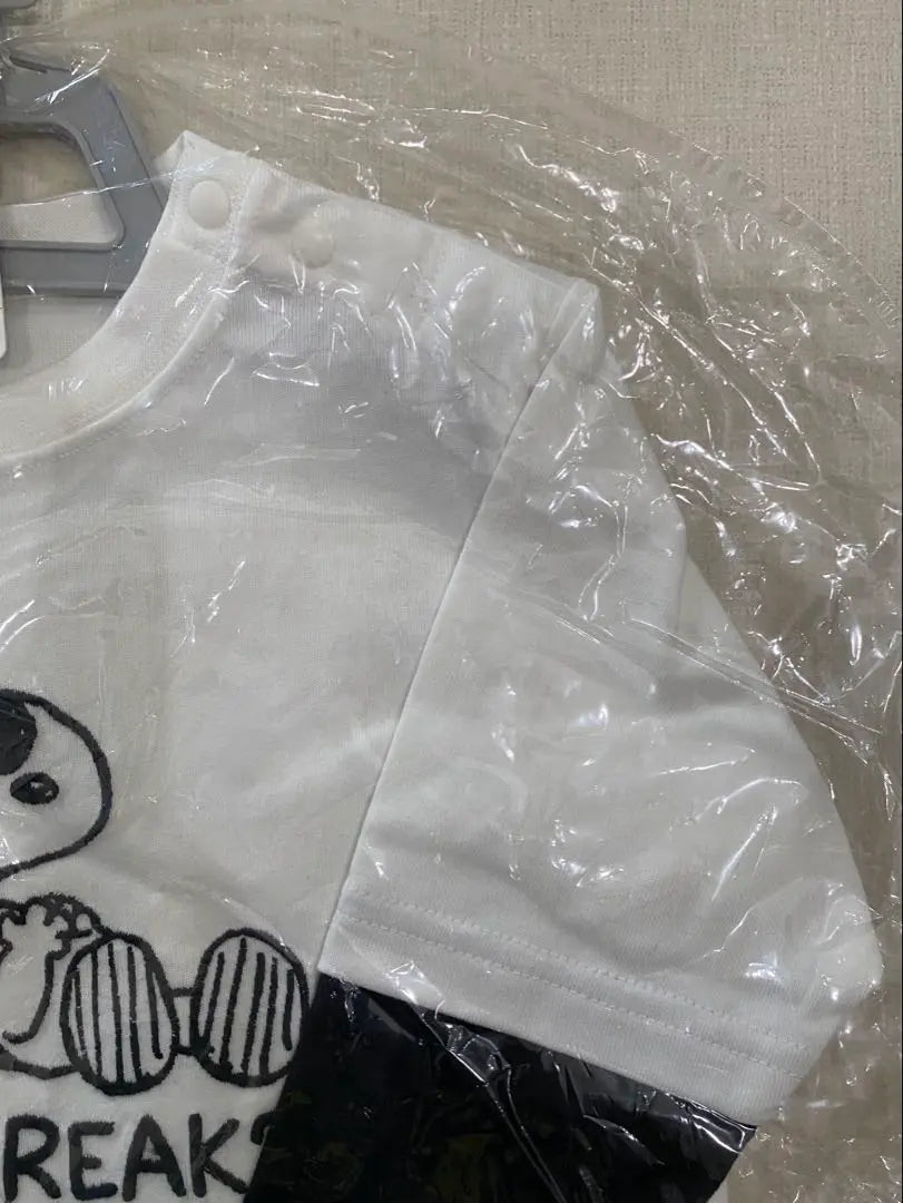 [Sin abrir] Camisa de manga larga GU Snoopy 80cm | 【未開封】GU スヌーピー 長袖シャツ 80cm