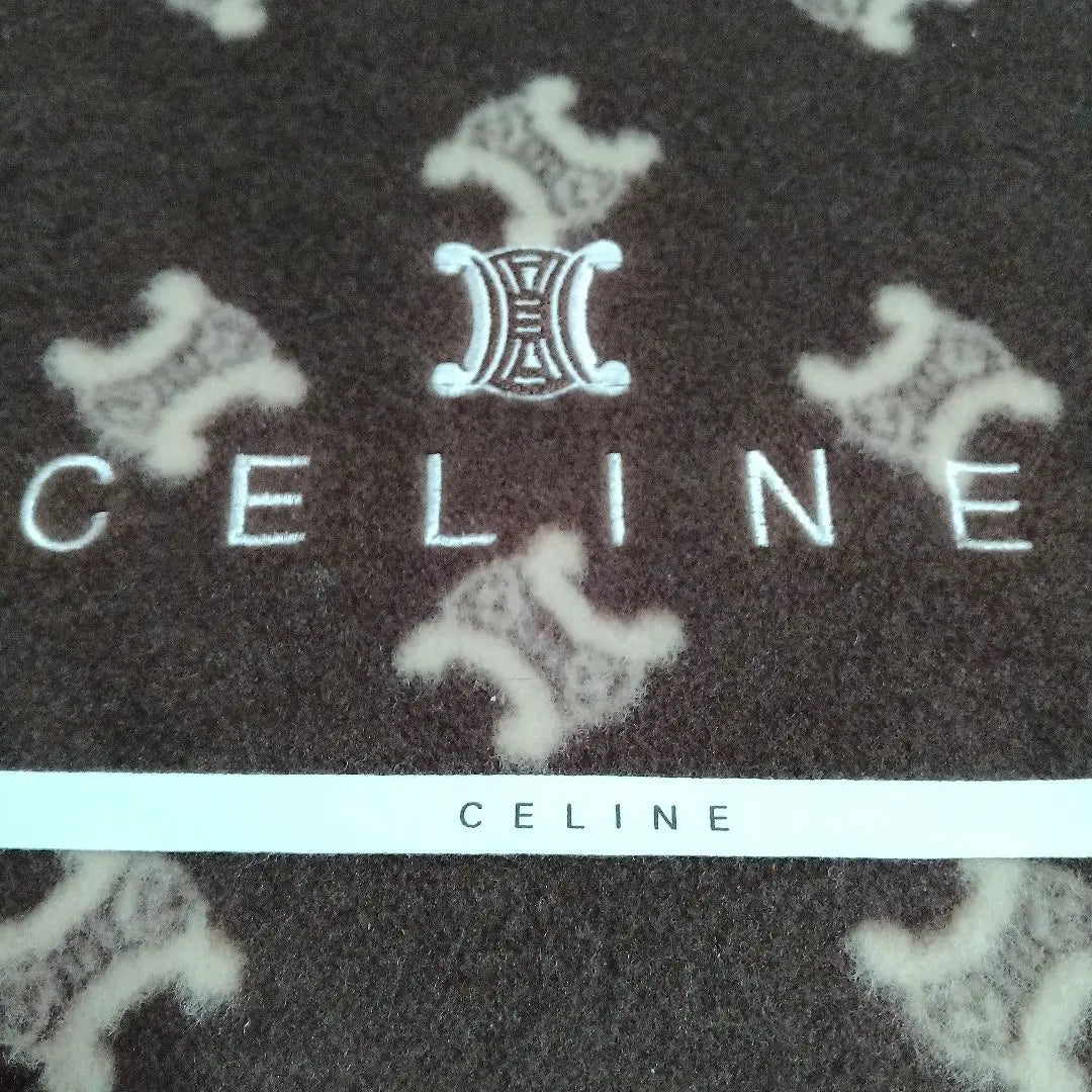 CELINE Celine Wool Blanket with Cashmere | CELINEセリーヌ カシミヤ入りウール毛布