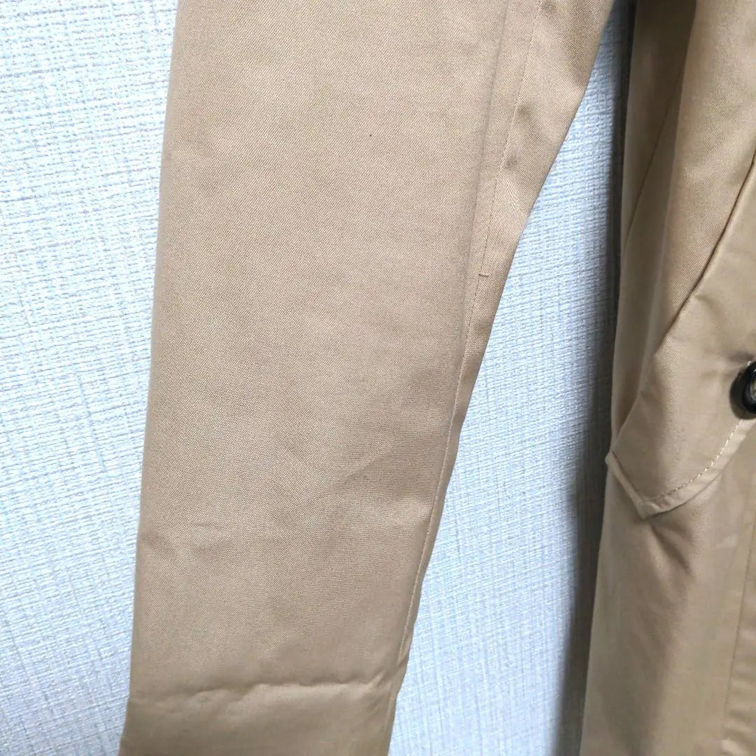 H&M Divided Trench Coat Double Breasted Beige 42