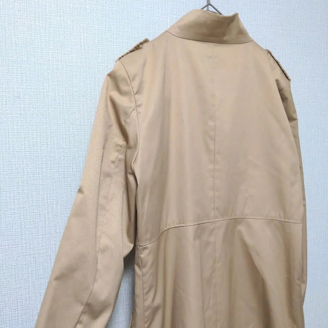 H&M Divided Trench Coat Double Breasted Beige 42