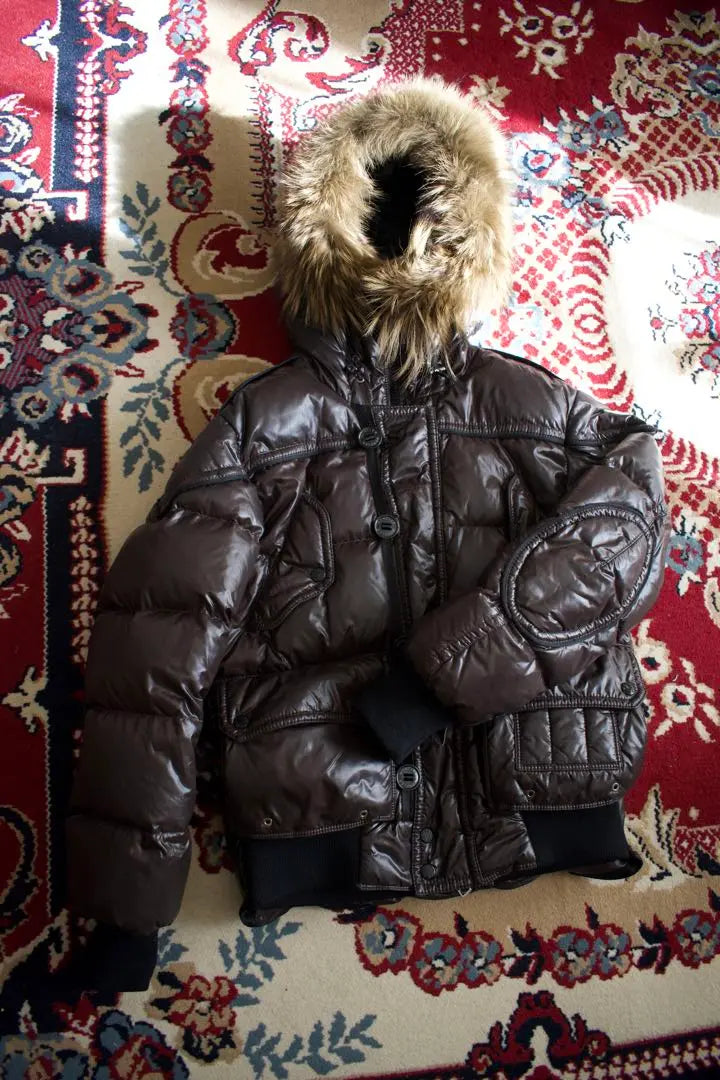 Beautiful item✨ [moncler] Moncler down jacket brown men's outerwear