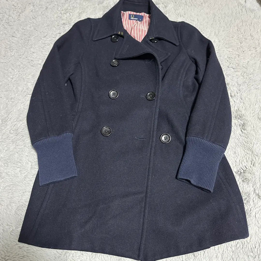 FRED PERRY Navy Peacoat S