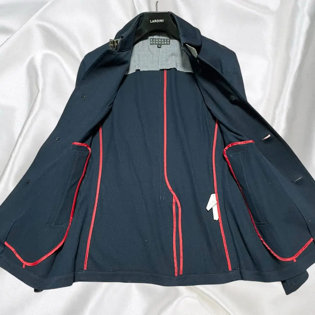 [BARNEYS NEWYORK] Beautiful Barneys Round Collar Jacket Navy