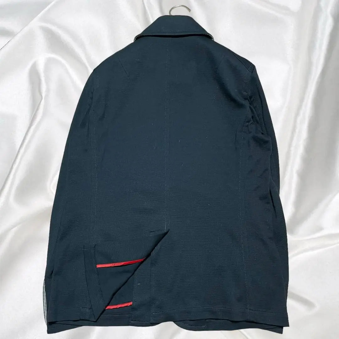 [BARNEYS NEWYORK] Beautiful Barneys Round Collar Jacket Navy