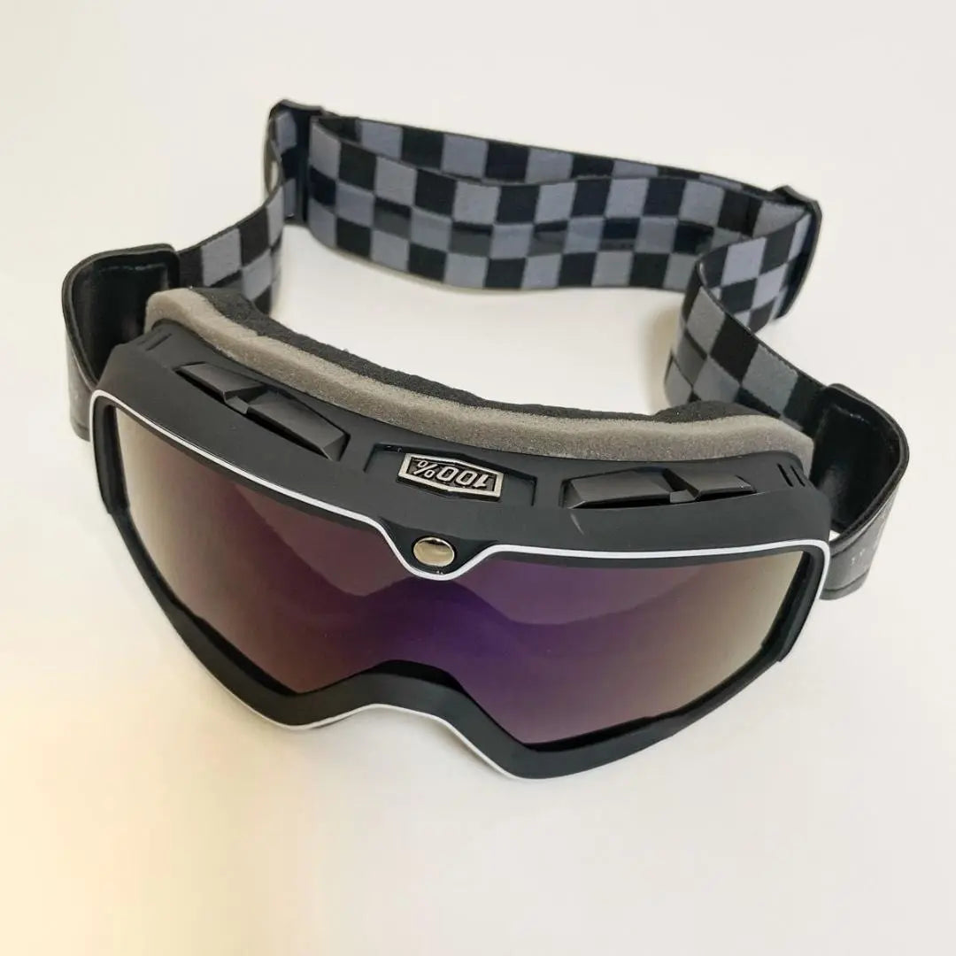 Gafas protectoras para ciclismo con lentes azules y protección UV para turismo, motocross y todoterreno