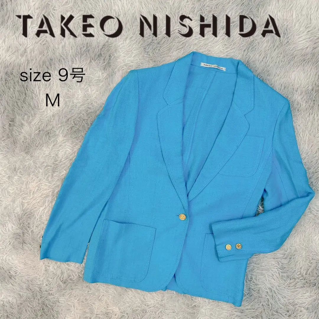 Buen estado ◇TAKEO NISHIDA Chaqueta a medida Rayón Retro