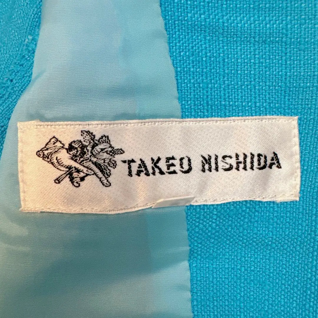 Buen estado ◇TAKEO NISHIDA Chaqueta a medida Rayón Retro