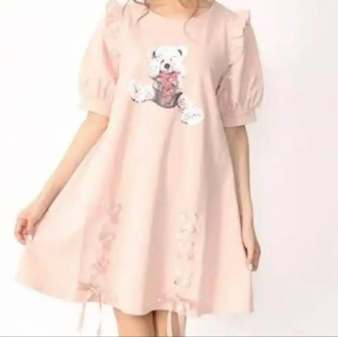 Ank Rouge✩Bear ribbon dress