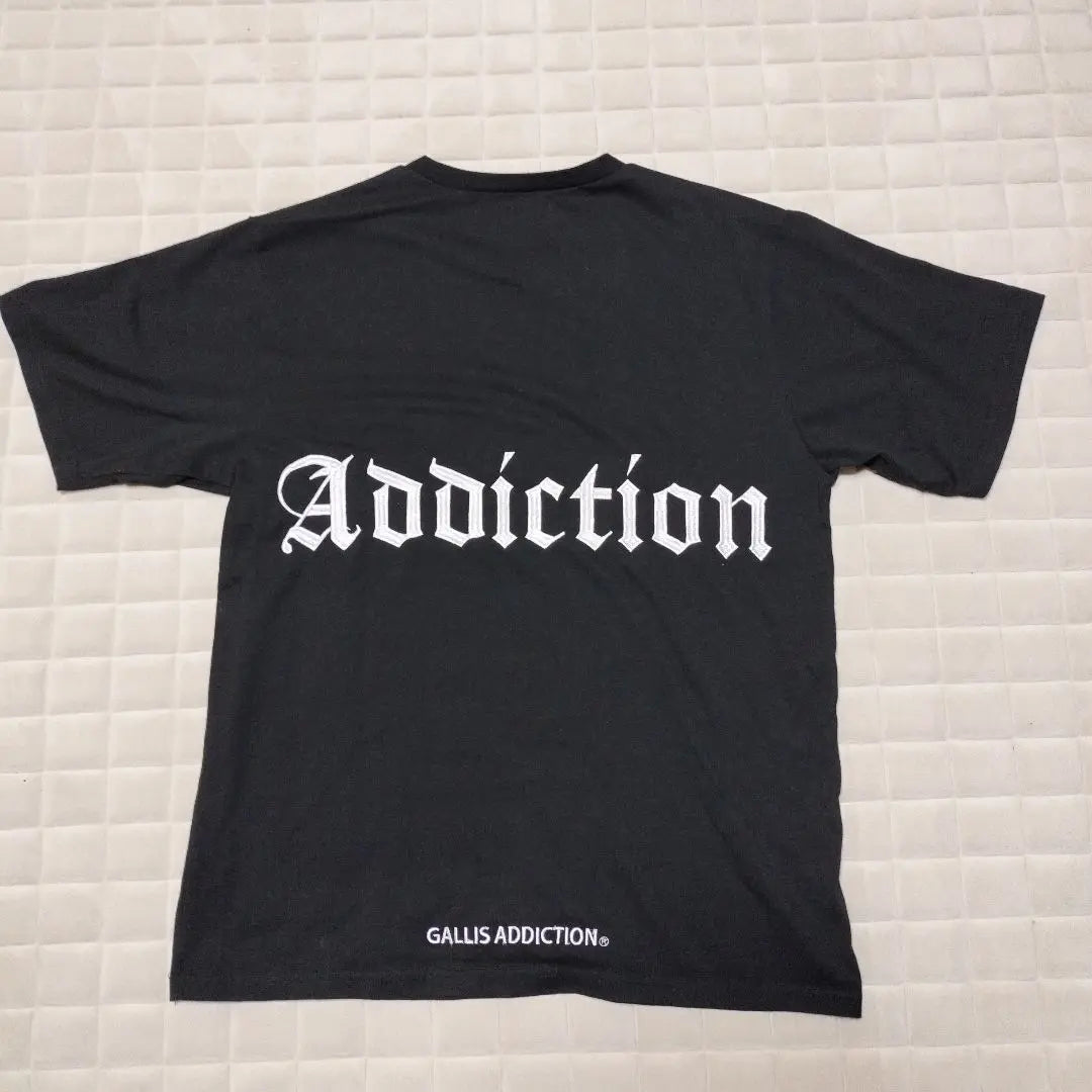 Camiseta GALLIS ADDICTION Negro | GALLIS Adicción Tシャツ 黒