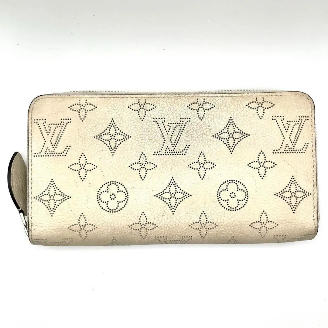 [Beauty] Louis Vuitton Mahina Iris Zippy Wallet Long Wallet White | 【美品】ルイヴィトン マヒナ イリス ジッピーウォレット 長財布 ホワイト