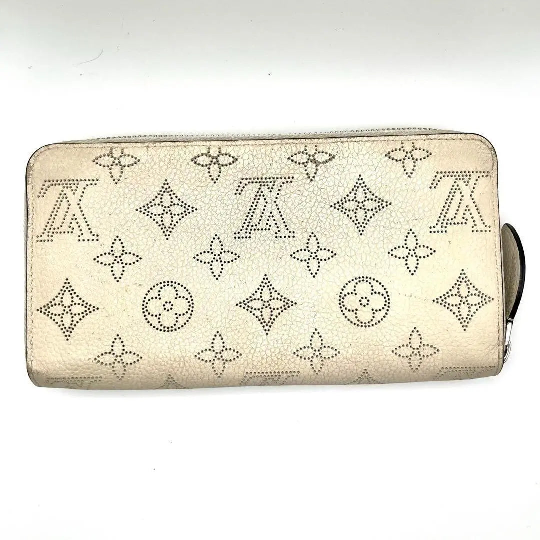 [Belleza] Louis Vuitton Mahina Iris Zippy Wallet Cartera larga Blanco | 【美品】ルイヴィトン マヒナ イリス ジッピーウォレット 長財布 ホワイト