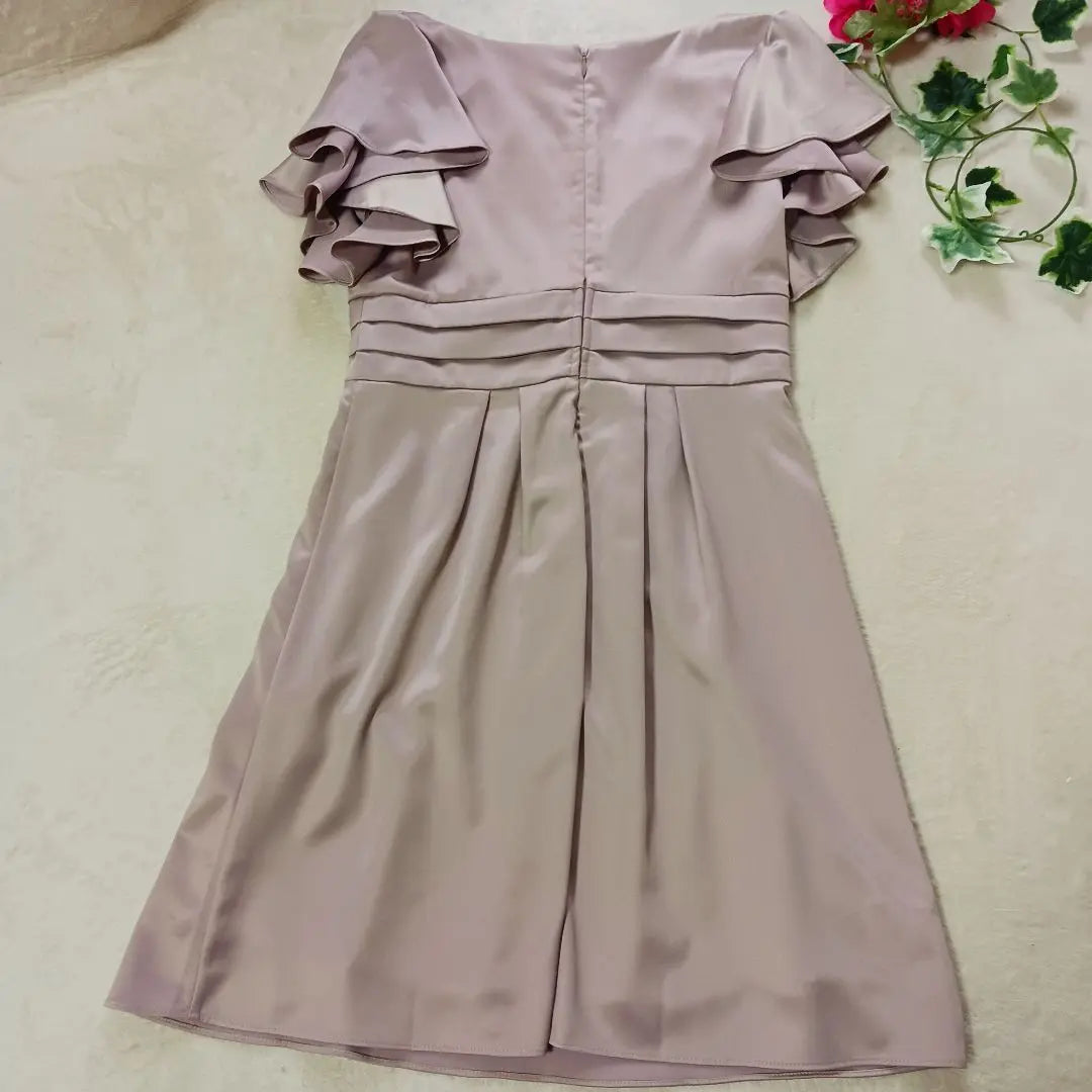 PourVous New L Satin Silk Dress PourVous Dress Frill