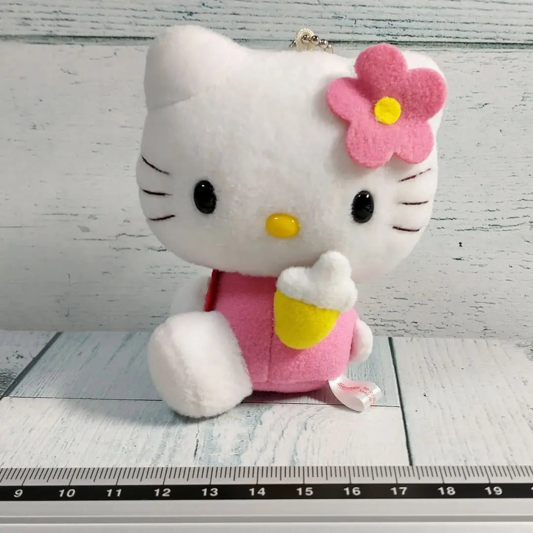 Super rare Sanrio Heisei Retro Hello Kitty Kaohana Mascot Plush toy