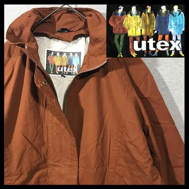 [utex] Raglan Nylon Jacket Zip-Up Nylon Coat