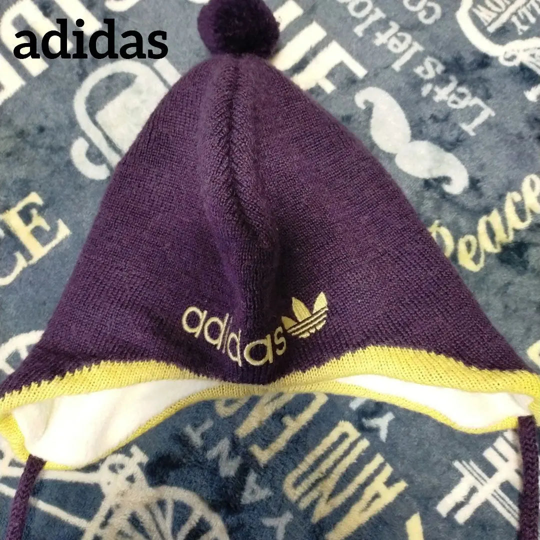 "adidas" 90s adidas earmuffs knit