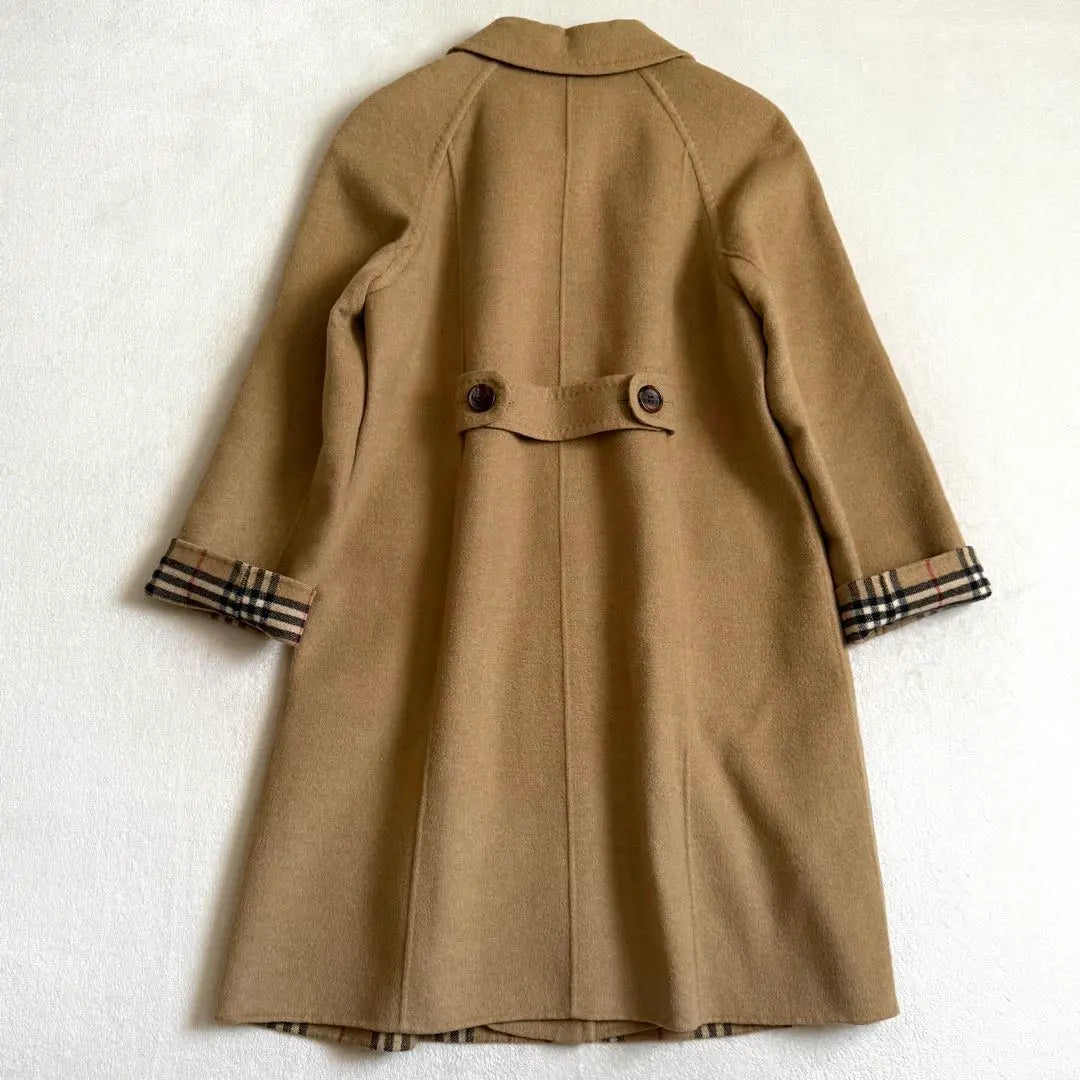 Burberry London 46 Wool Coat Double Face Cashmere Blend