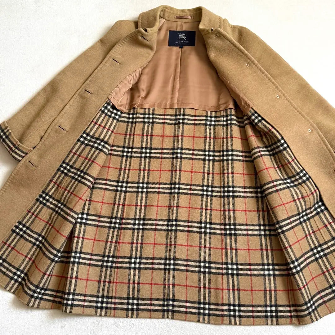 Burberry London 46 Wool Coat Double Face Cashmere Blend