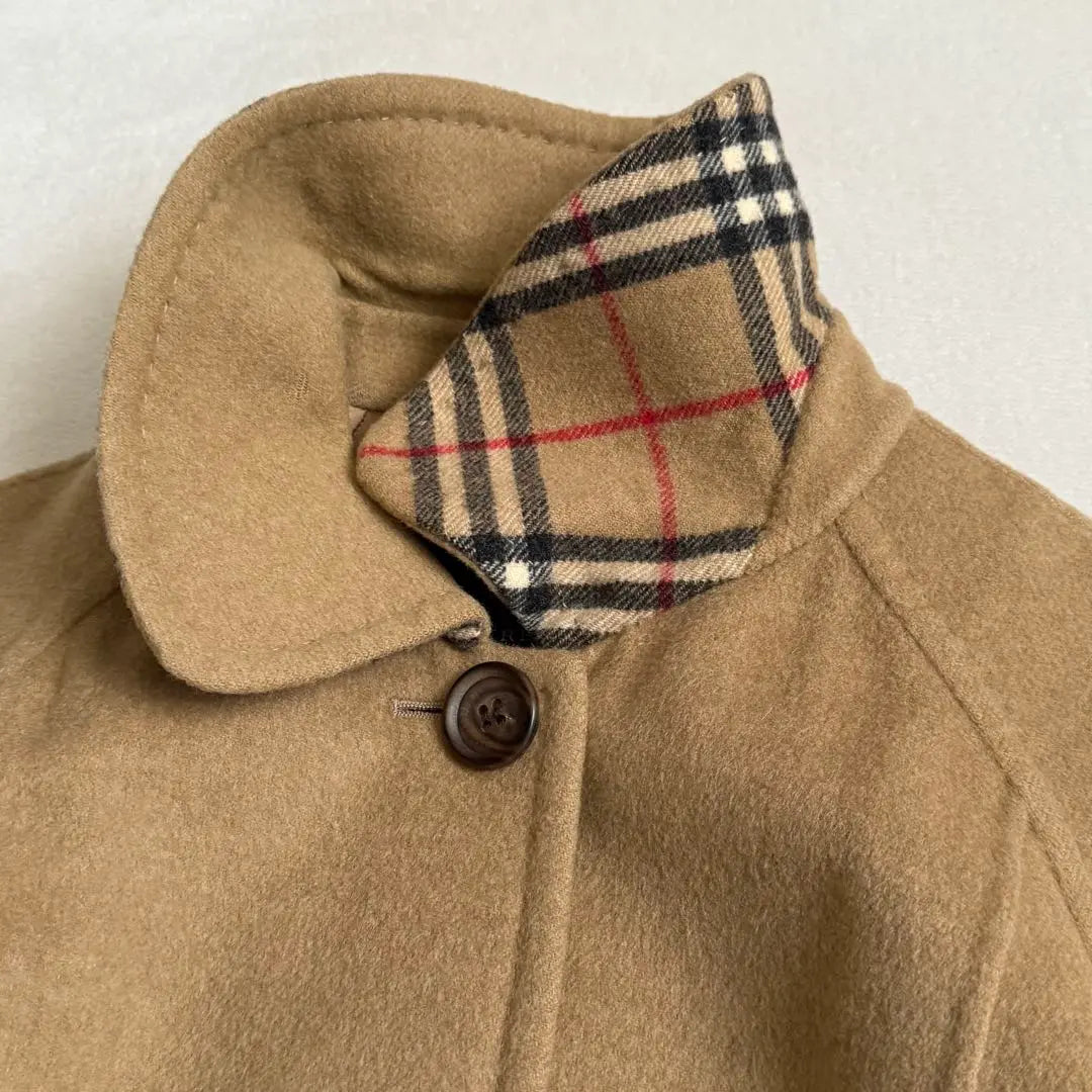 Burberry London 46 Wool Coat Double Face Cashmere Blend