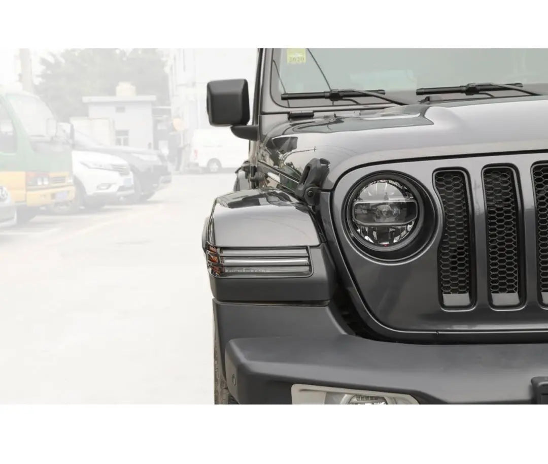 Protector de luz trasera Jeep Wrangler JL Cubierta de faro Decoración Redonda | テールライトガード ジープ ラングラー JL ヘッドライトカバー装飾 ラウンド