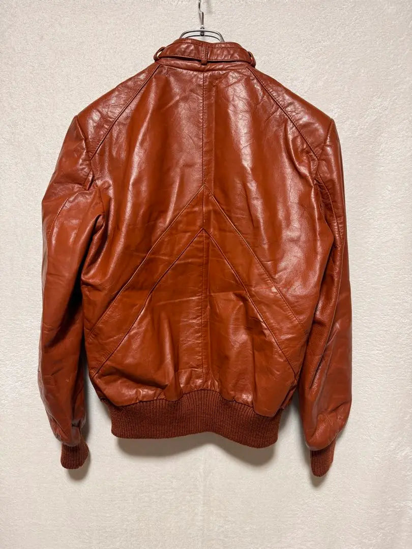 GARRETT Leather Jacket Single Rider Genuine Leather