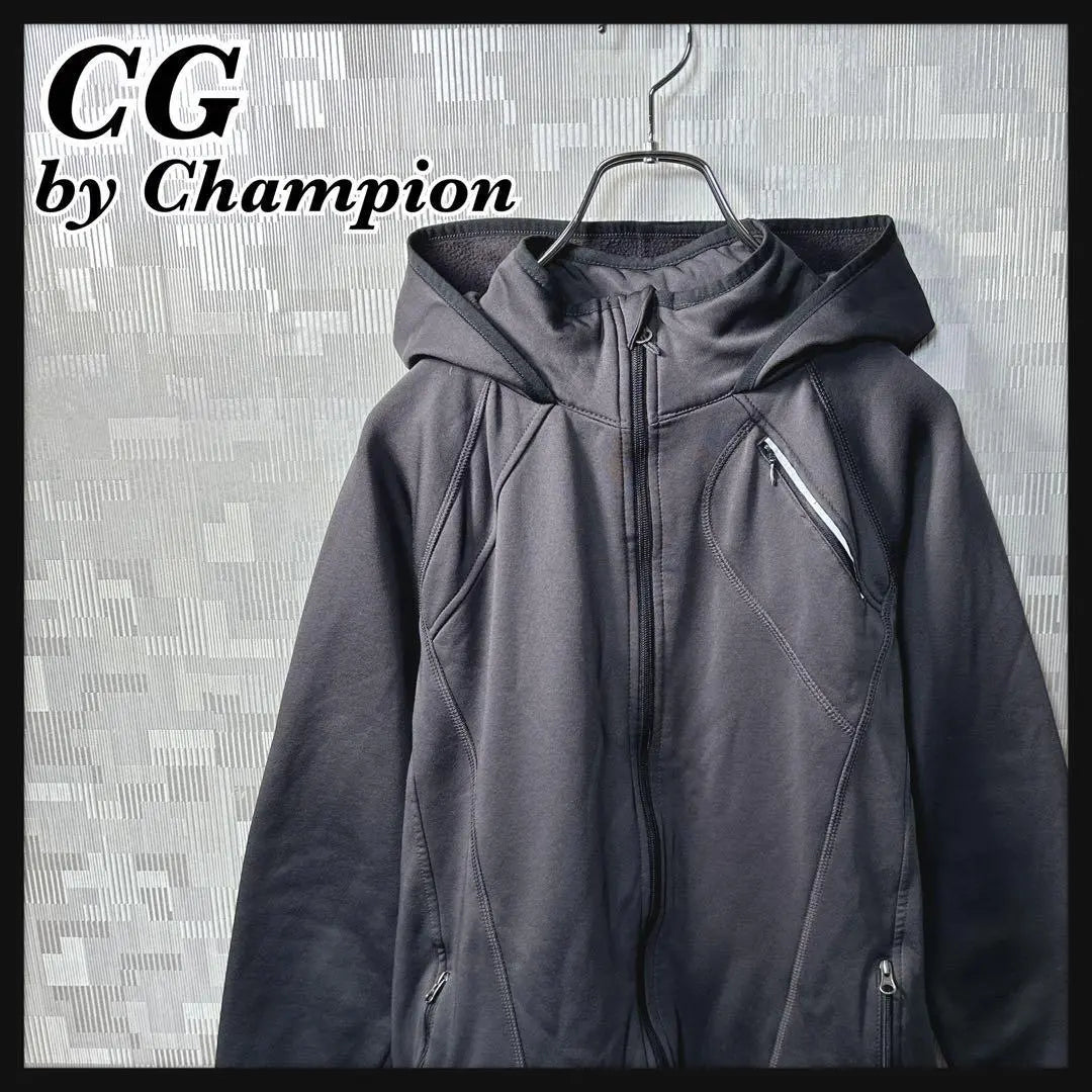 Chaqueta exterior de golf CG Champion con capucha para hombre, talla L, ajustada