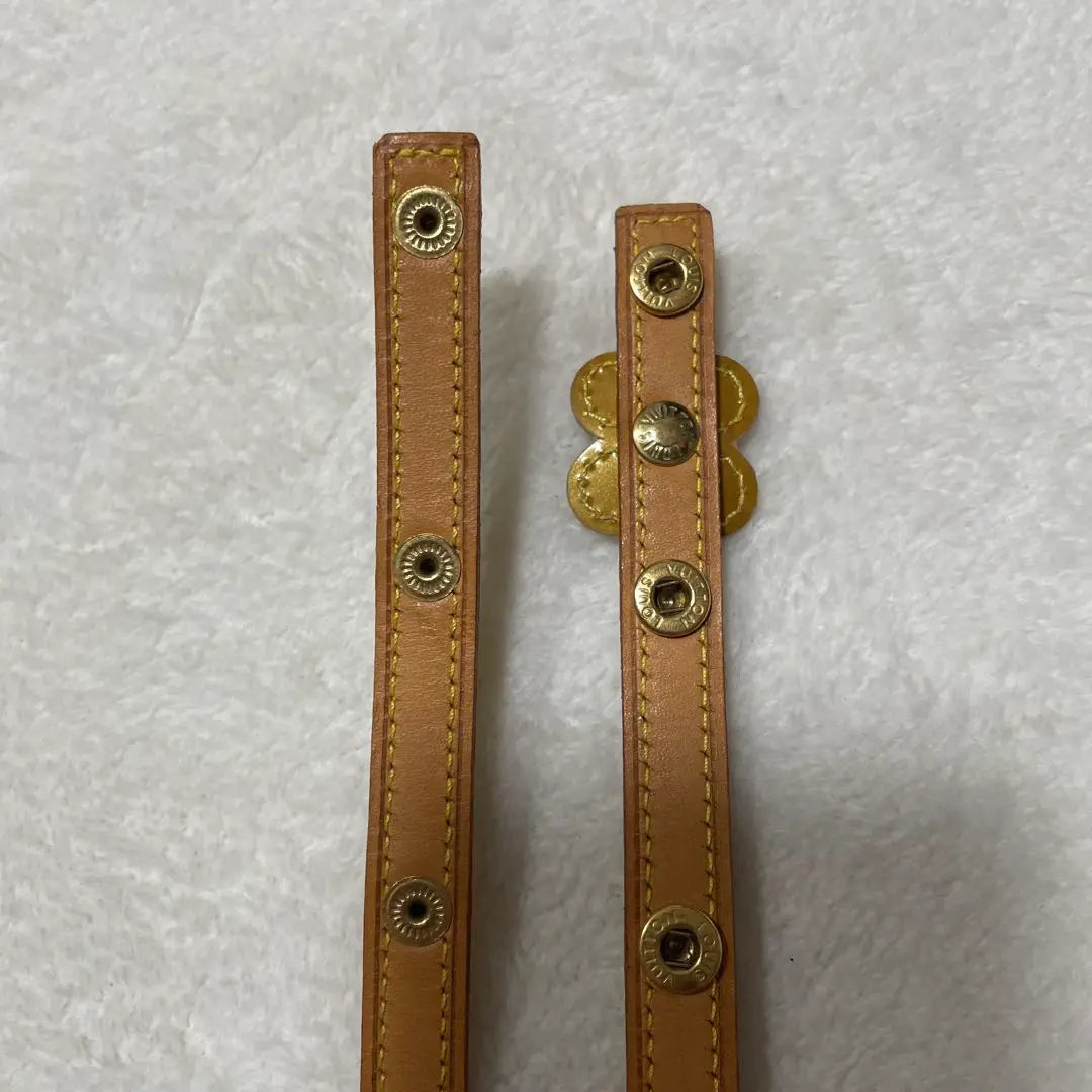 Louis Vuitton Belt Vernis Flower Lexington Orange Yellow