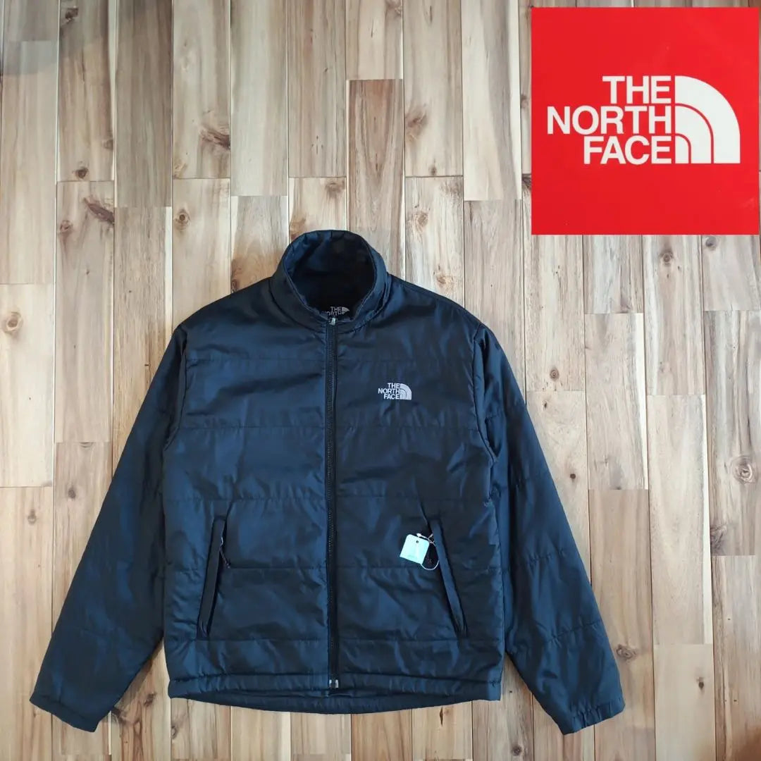 Chaqueta North Face Thin Down para hombre, talla S, color negro, con logotipo bordado, en perfecto estado