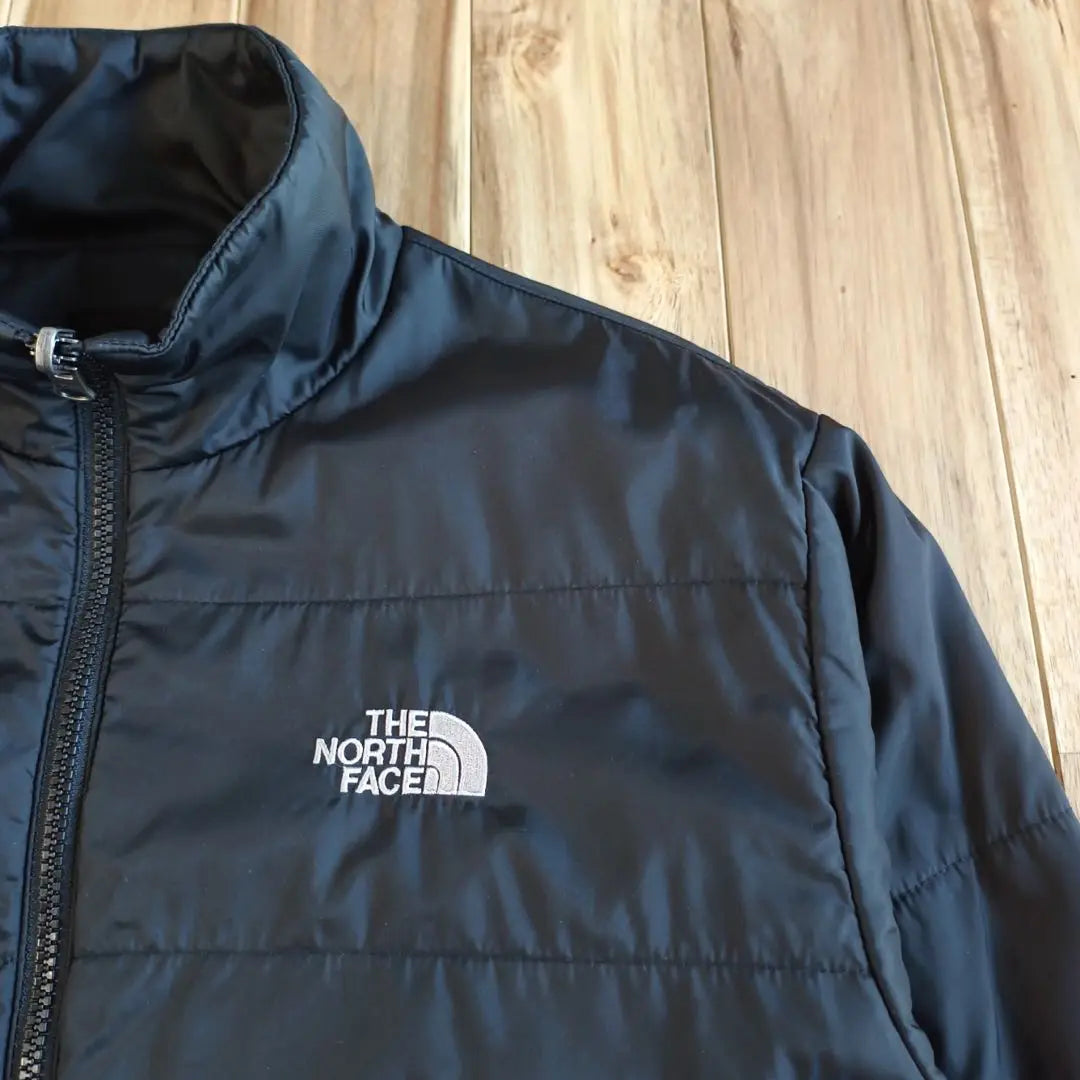 Beautiful condition North Face Thin Down Men's S Black Embroidered Logo