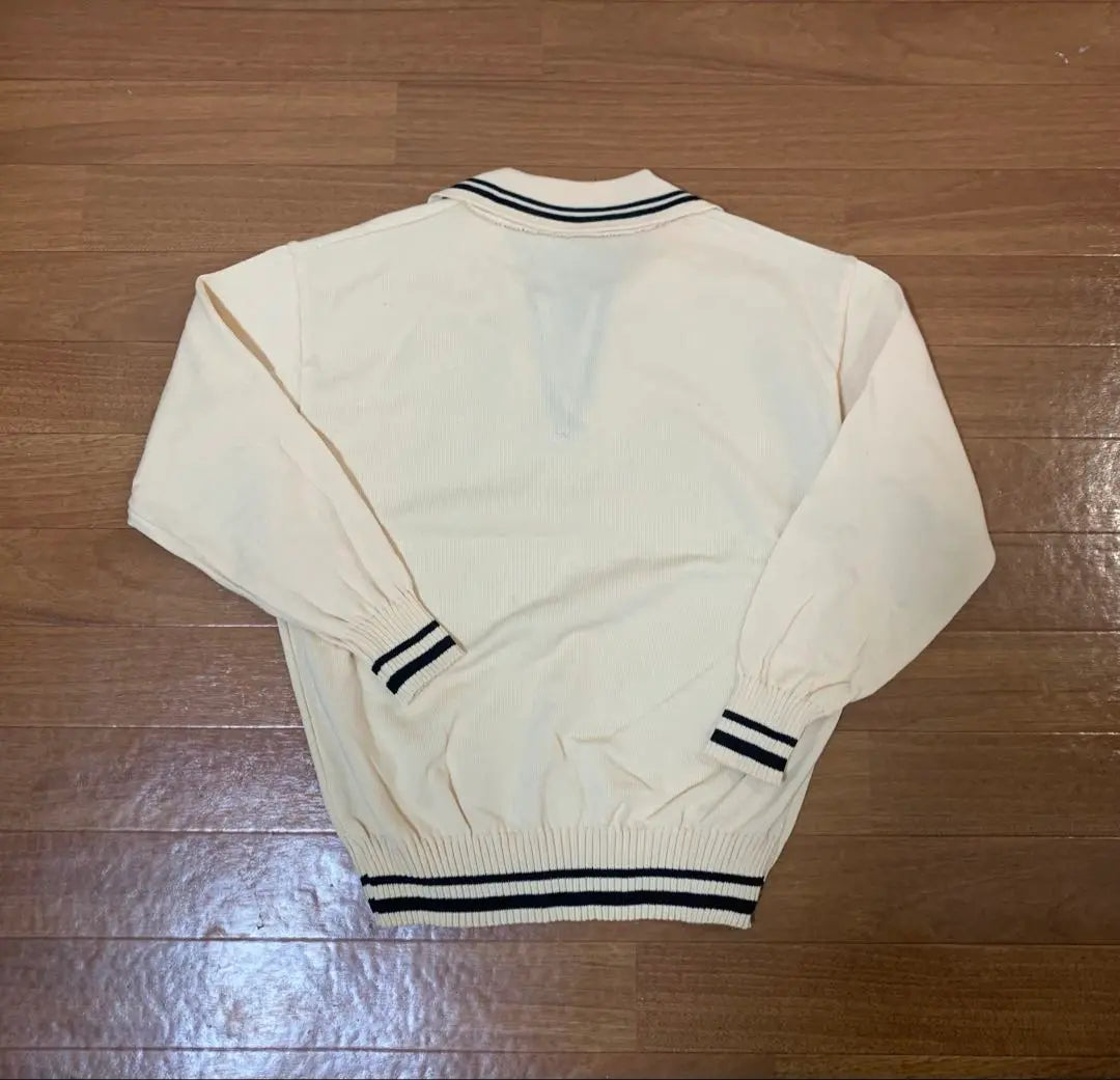 Knit -sweater Tops Ladies Beige Long Sleeve | ニット セーター　 トップス　レディース　ベージュ　襟付き　長袖