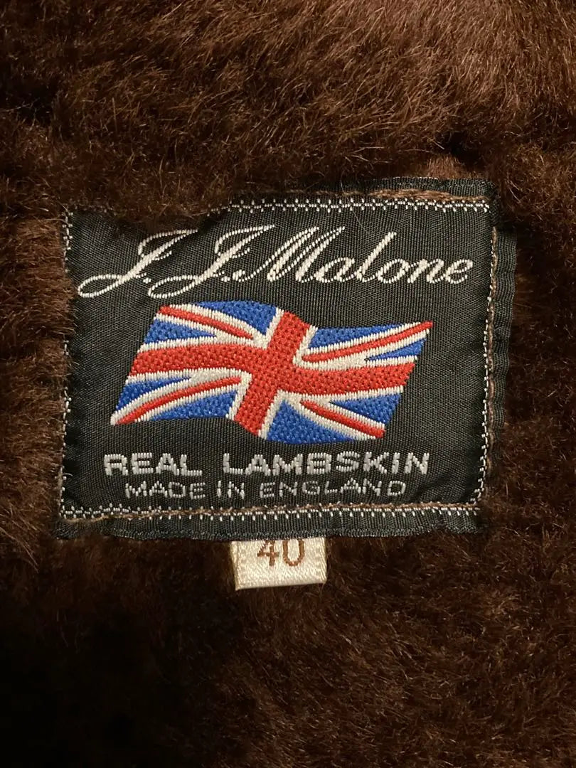 JJ Malone Mouton Court Cordero Cuero de Cordero 100% 90s Vintage | JJ Malone ムートンコート ラム革100% 90sヴィンテージ