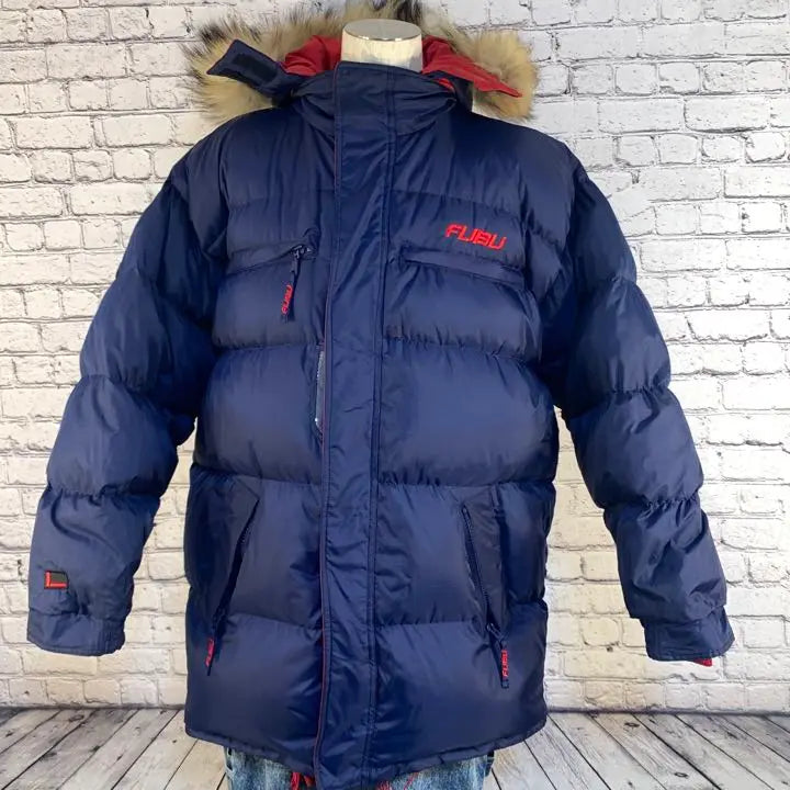 FUBU Hubu Geki Rare River Sipell Down Jacket 90S Decalogo