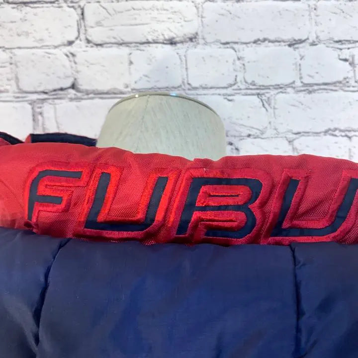 Chaqueta de plumón FUBU Hubu Geki Rare River Sipell 90S Delogogo | FUBU フブ 激レア リバーシブルダウンジャケット 90s デカロゴ