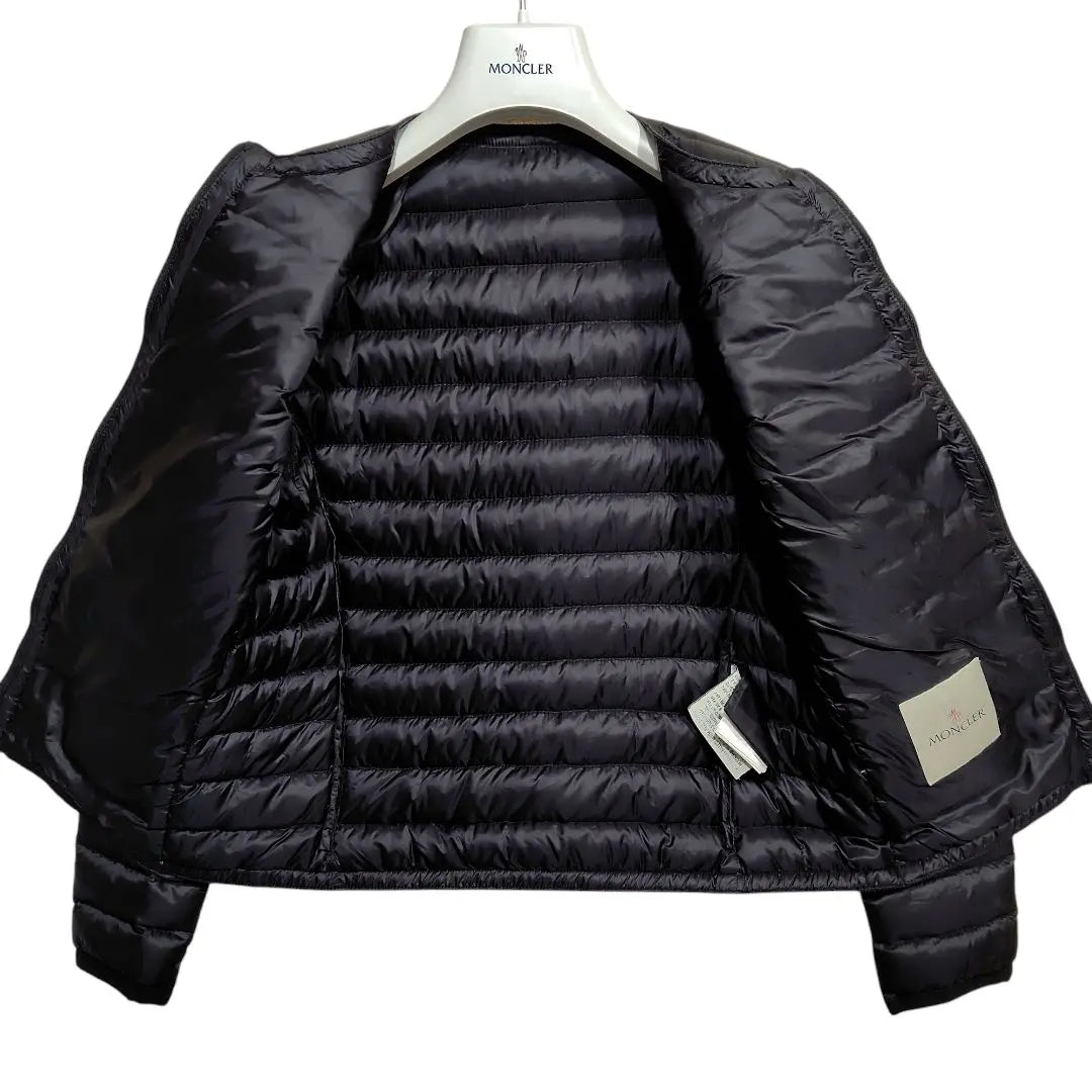 Moncler Chrissie Light Down No Collar Women's Black 0