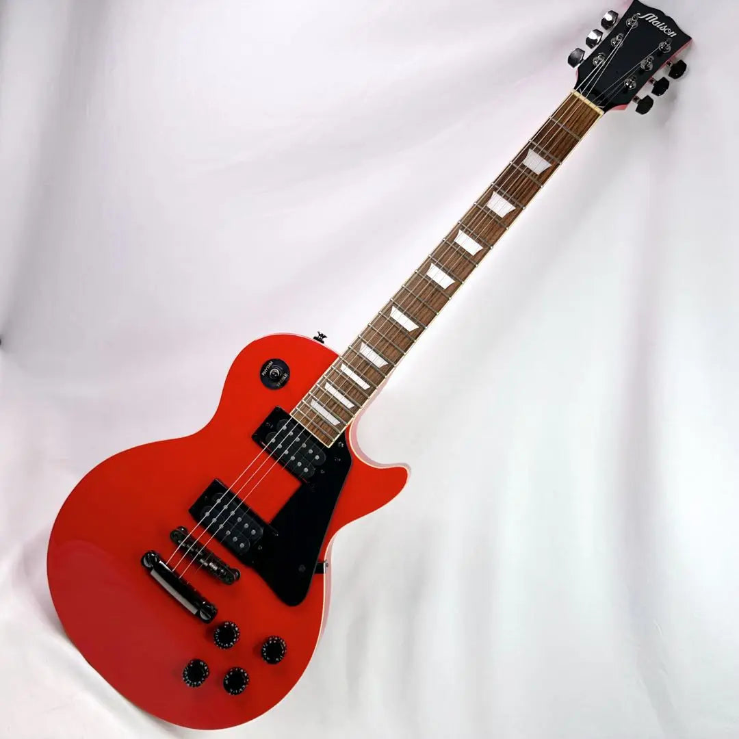 Maison Les Paul Electric Guitar Red Mason Red